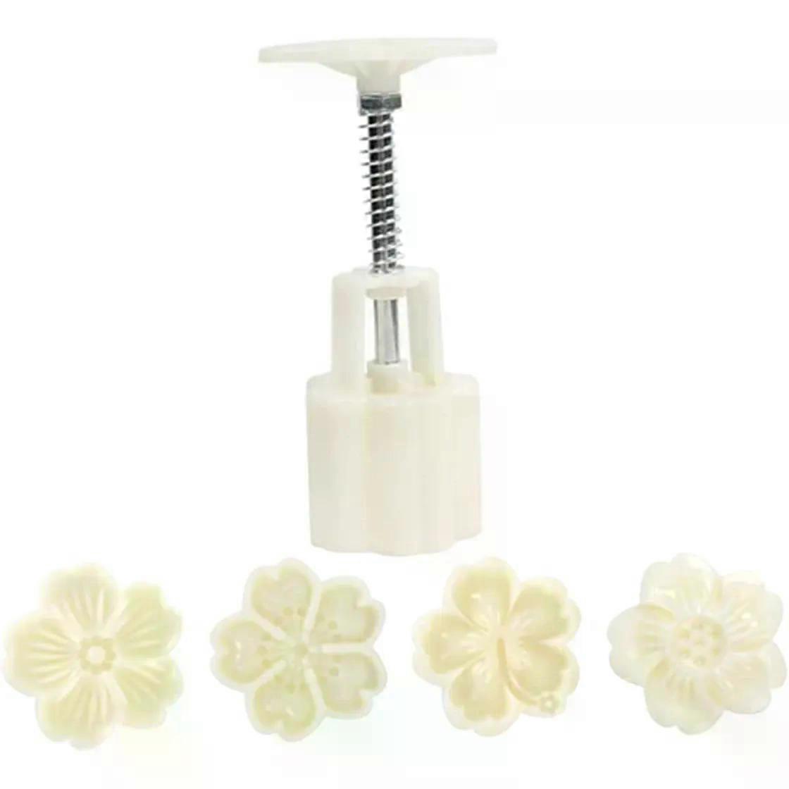 Moon Cake Set, Hand Press Baking Tool for Pastry Making