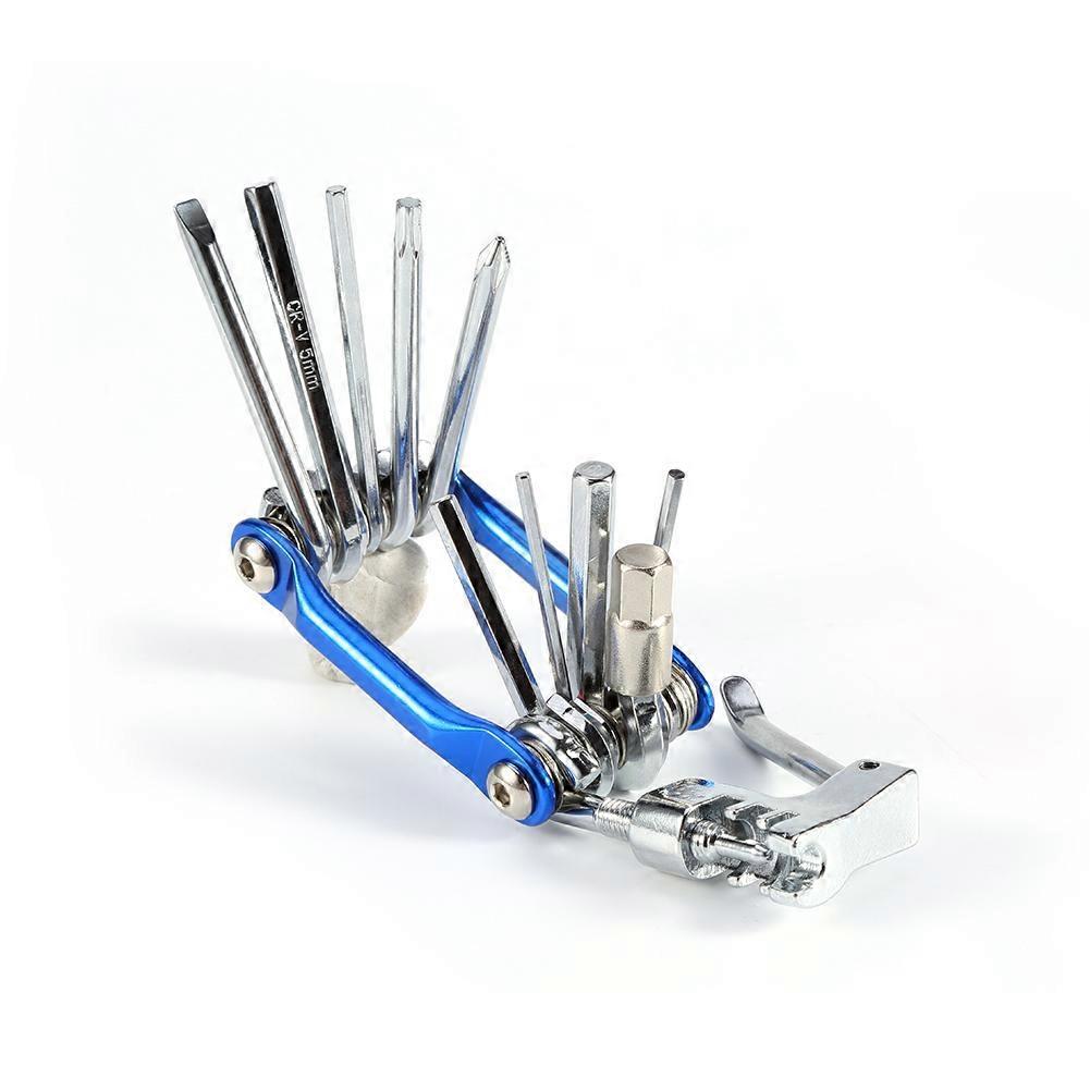 11in1 Transformers Bicycle Repair Tool Bike Pocket Multi Function Folding Tool