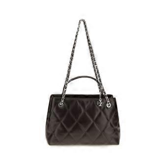 Tory Burch Brown Calf Leather Bos Taurus Shoulder Bag