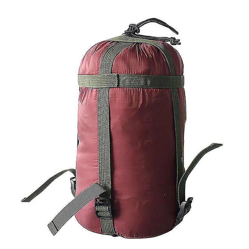 Sleeping Bags Storage Waterproof For Compression Stuff Sack (no Sleeping Bag)(wine Red)(1pcs) -e