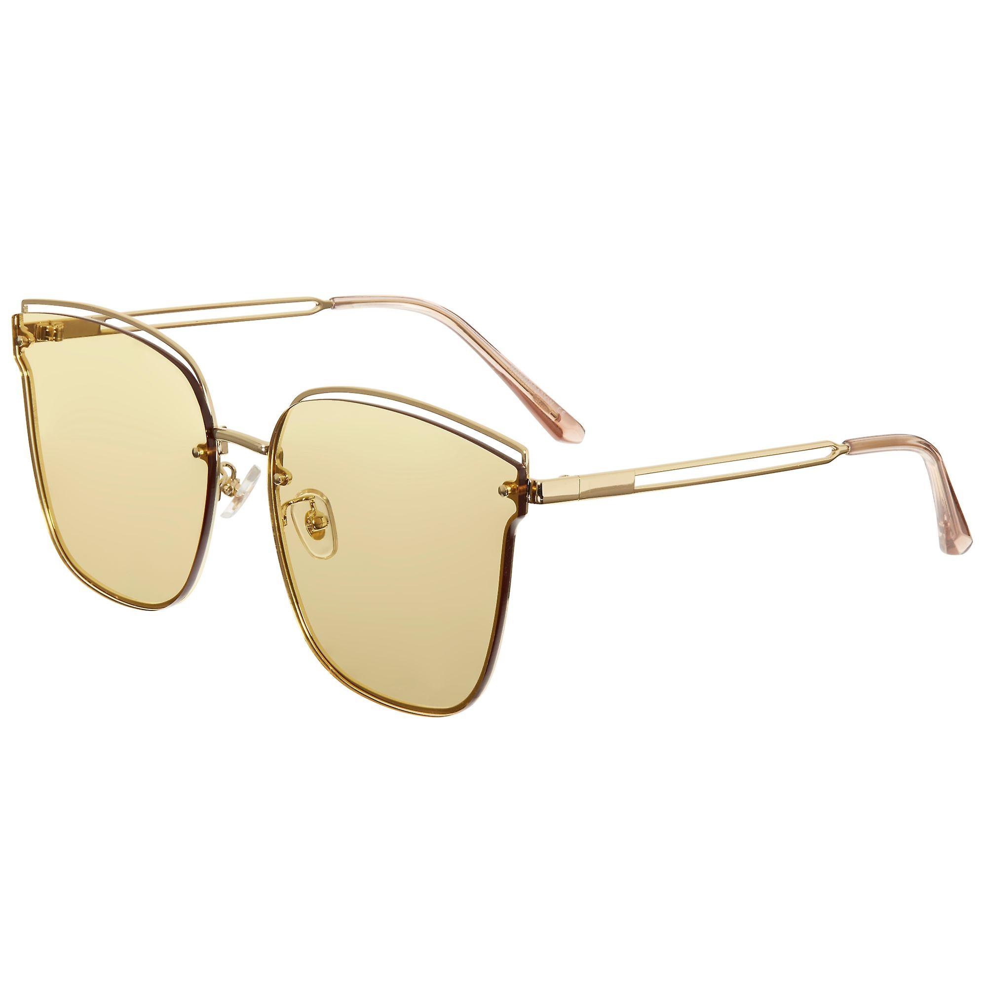 Bertha Noe Sunglasses - Gold/Yellow
