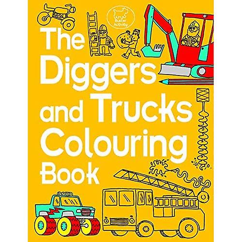 The Diggers and Trucks Colouring Book (Buster Activity)
