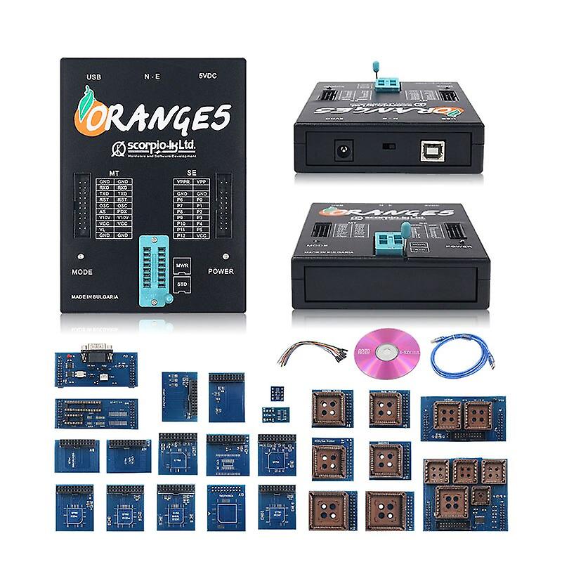 Orange 5 V1.38 Full Adapter Professional Full Packet Hardware Enhanced Function Software Orange5 Plus V138with Russian Orange 5