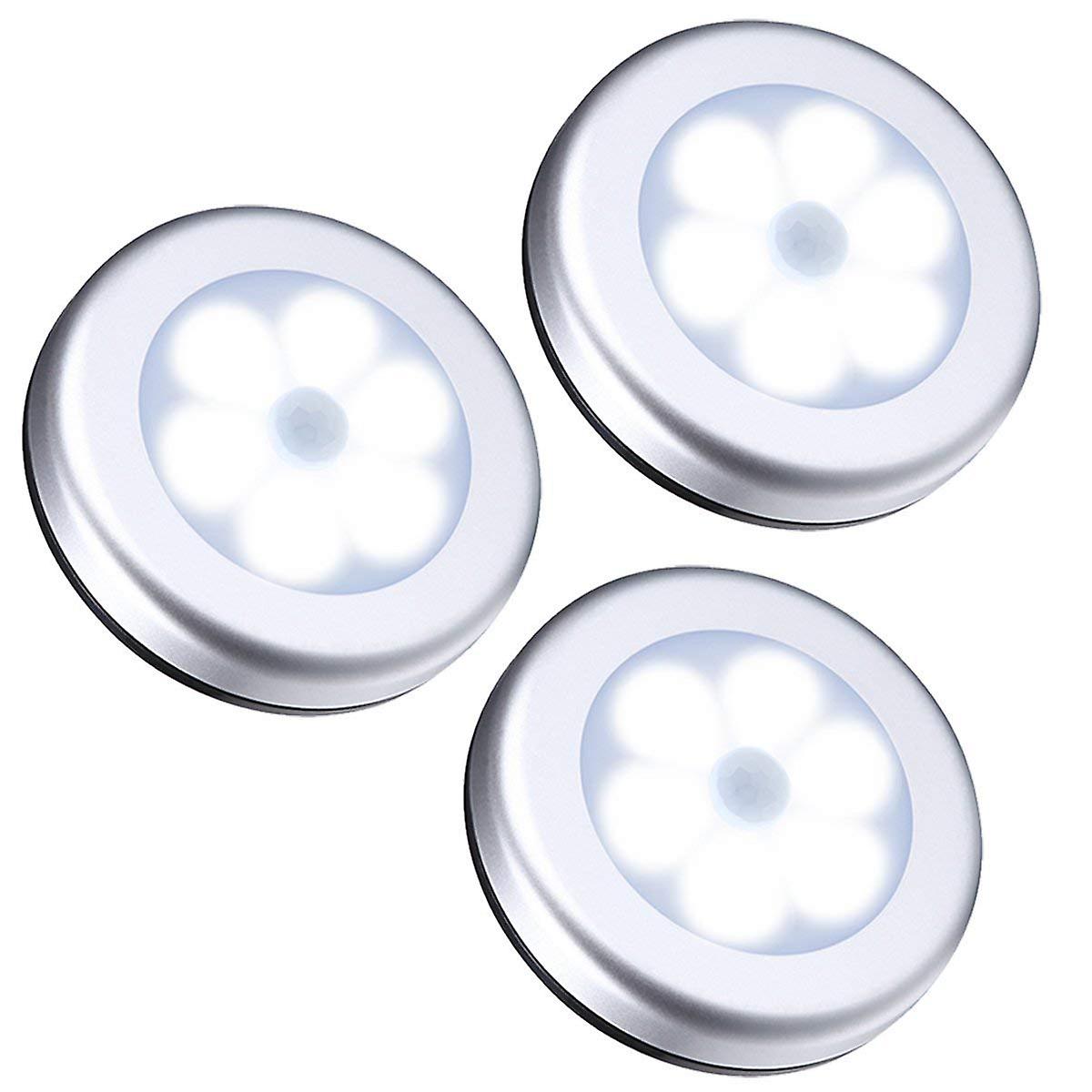 Wireless PIR Motion Sensor Night Light 6 LED for Stairs, Cupboard