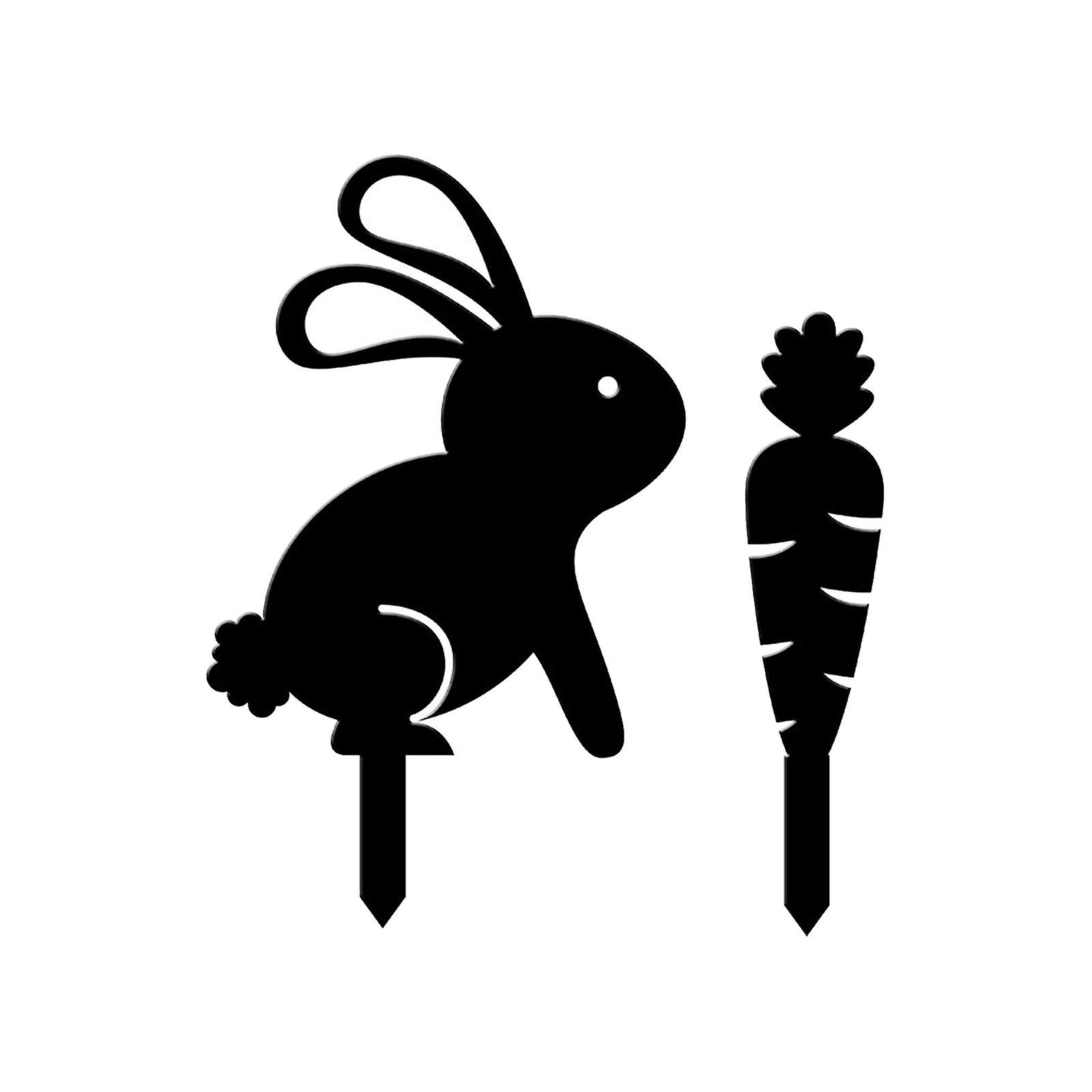 2Pcs Acrylic Lawn Stakes Multipurpose Decorative for Backyard Yard