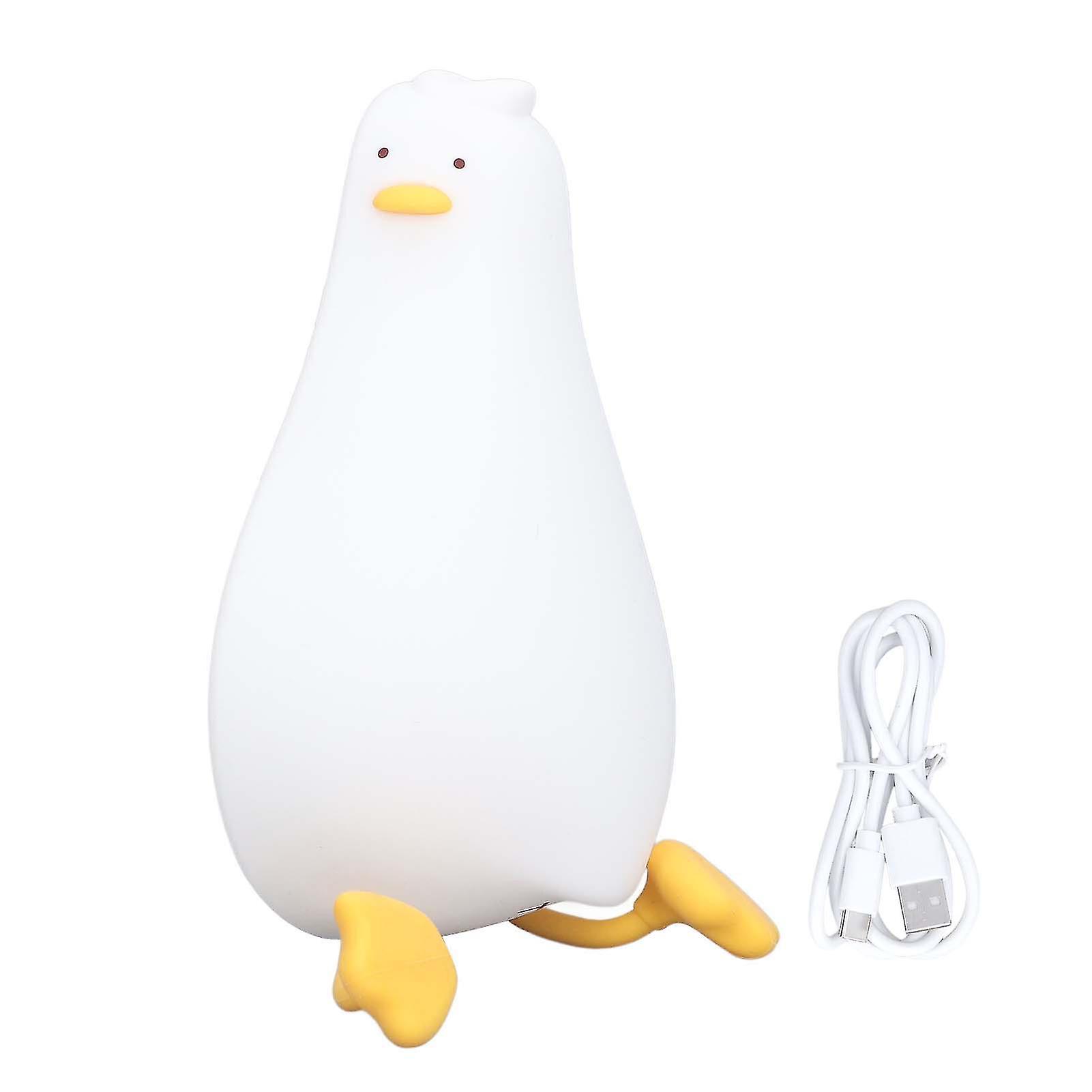 Duck Night Light 5V USB Rechargeable, 3-Level Brightness, Faucet Night Light With Touch Sensor For Bedroom