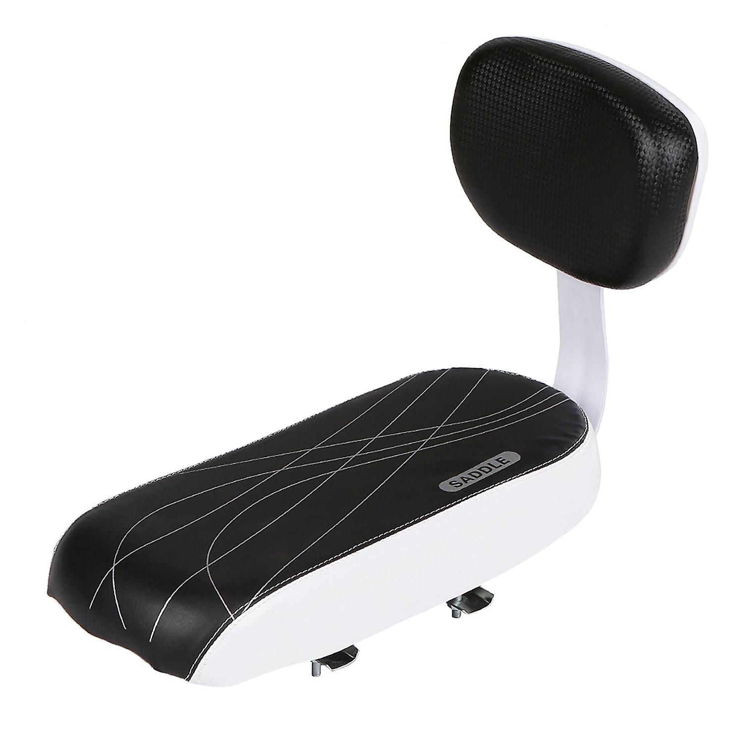 Bicycle Back Seat Cycling Bike Bicycle MTB PU Leather Soft Cushion Rear Rack Seat Children Seat with