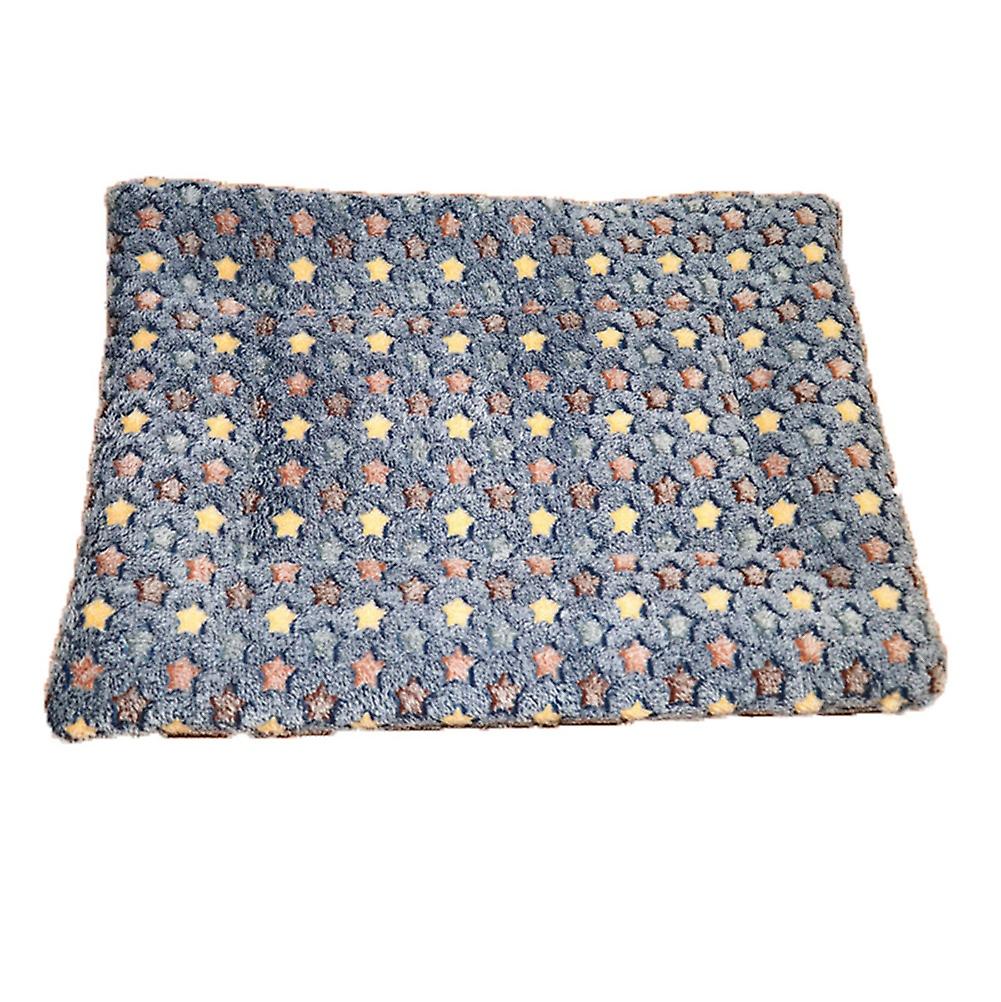 ZHOUBA Padded Soft Star Print Home Pet Cats Dog Puppy Blanket Pad Mat Cushion Carpet