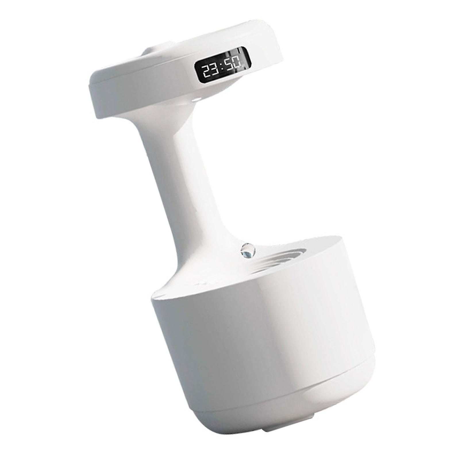 Cool Mist Humidifier Multifunction Smart Quiet High Capacity Countercurrent Water Droplet Humidifier for Office Bedroom White 