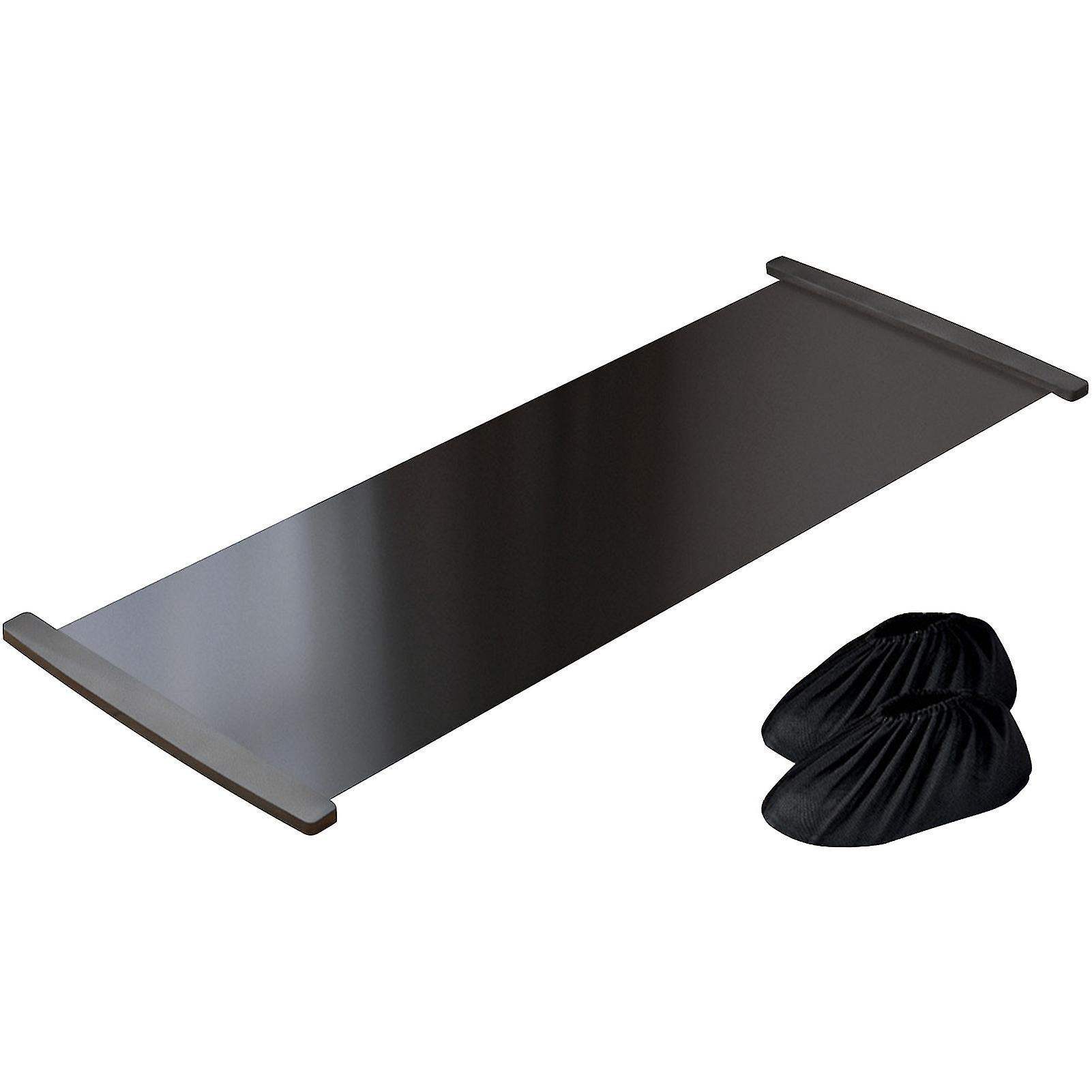 Slide Board Glide Mat Home With End Stops For Exercise Skating Sports Training