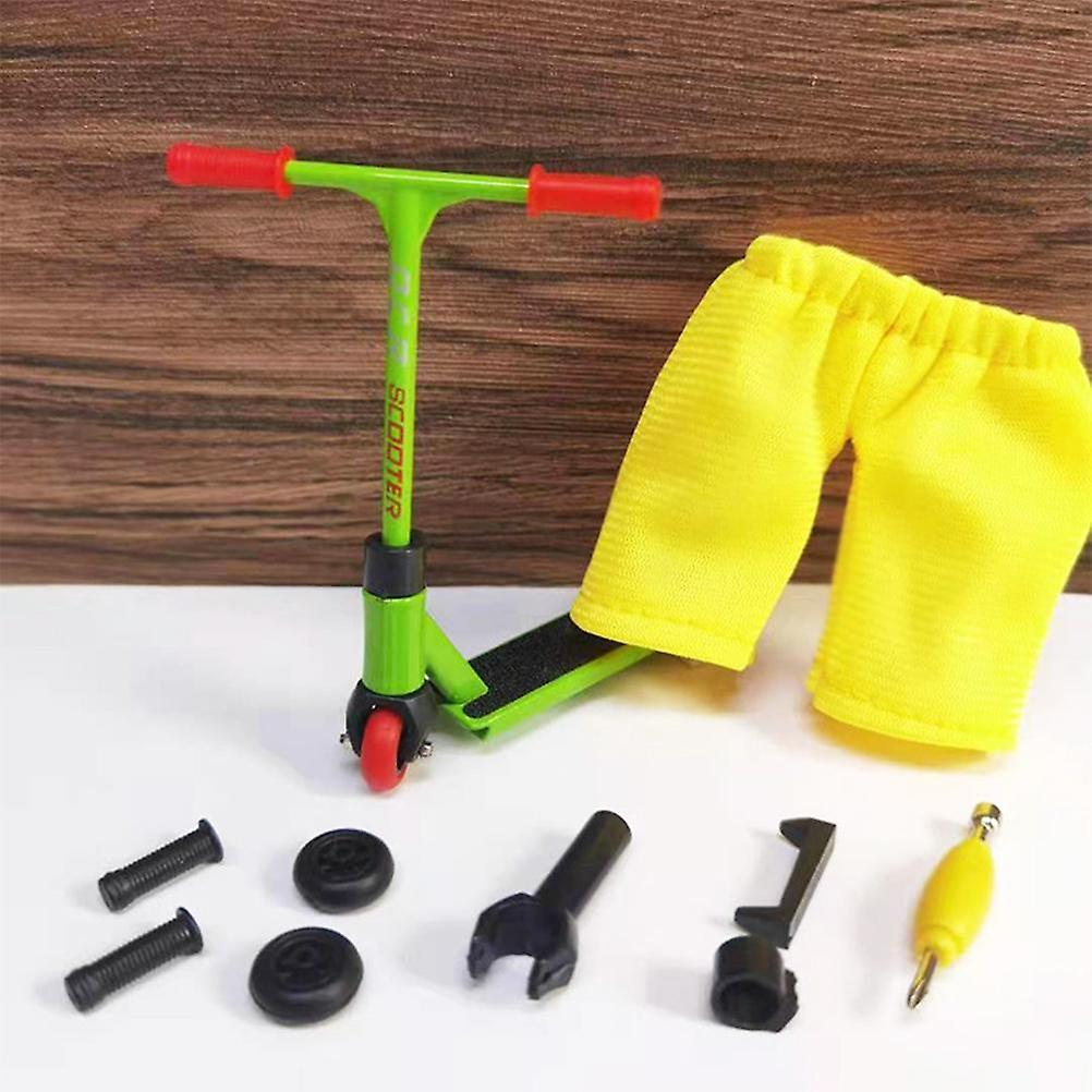 Compact Alloy Finger Scooter Set - Fun Sensory Toy for Coordination & Brain Growth