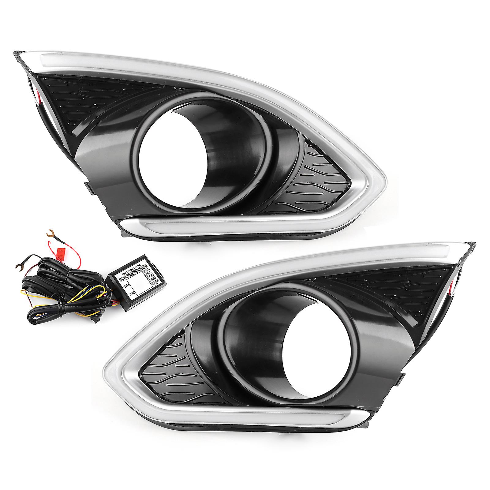 1 Pair LED Light Fitfor Chevrolet Turn Signal Lamp Fog Light Fit for Chevrolet Spark 2013‑2015