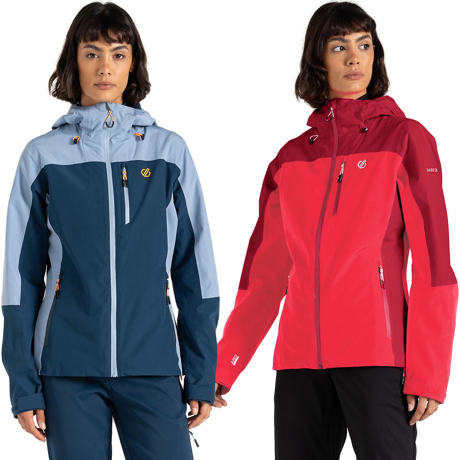 Dare 2b Womens Torrek Hooded Waterproof Outdoor Walking Hiking Jacket Coat