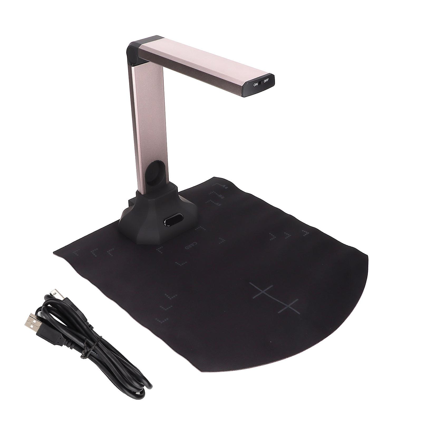 Document Scanner 12 Million PX 1S Scan HD Book Scanner Portable A4 Format USB Book Scanner with Auto Focusing for Picture