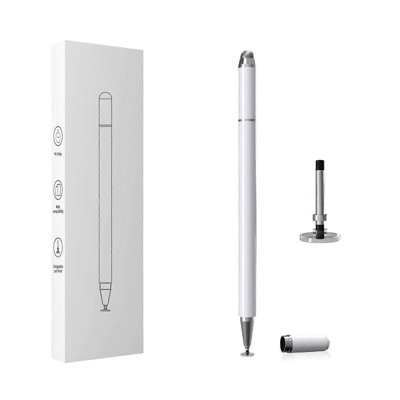 Universal 3-in-1 Stylus Digital Pen: High Sensitivity, Disc Tip, for iOS & Android Devices
