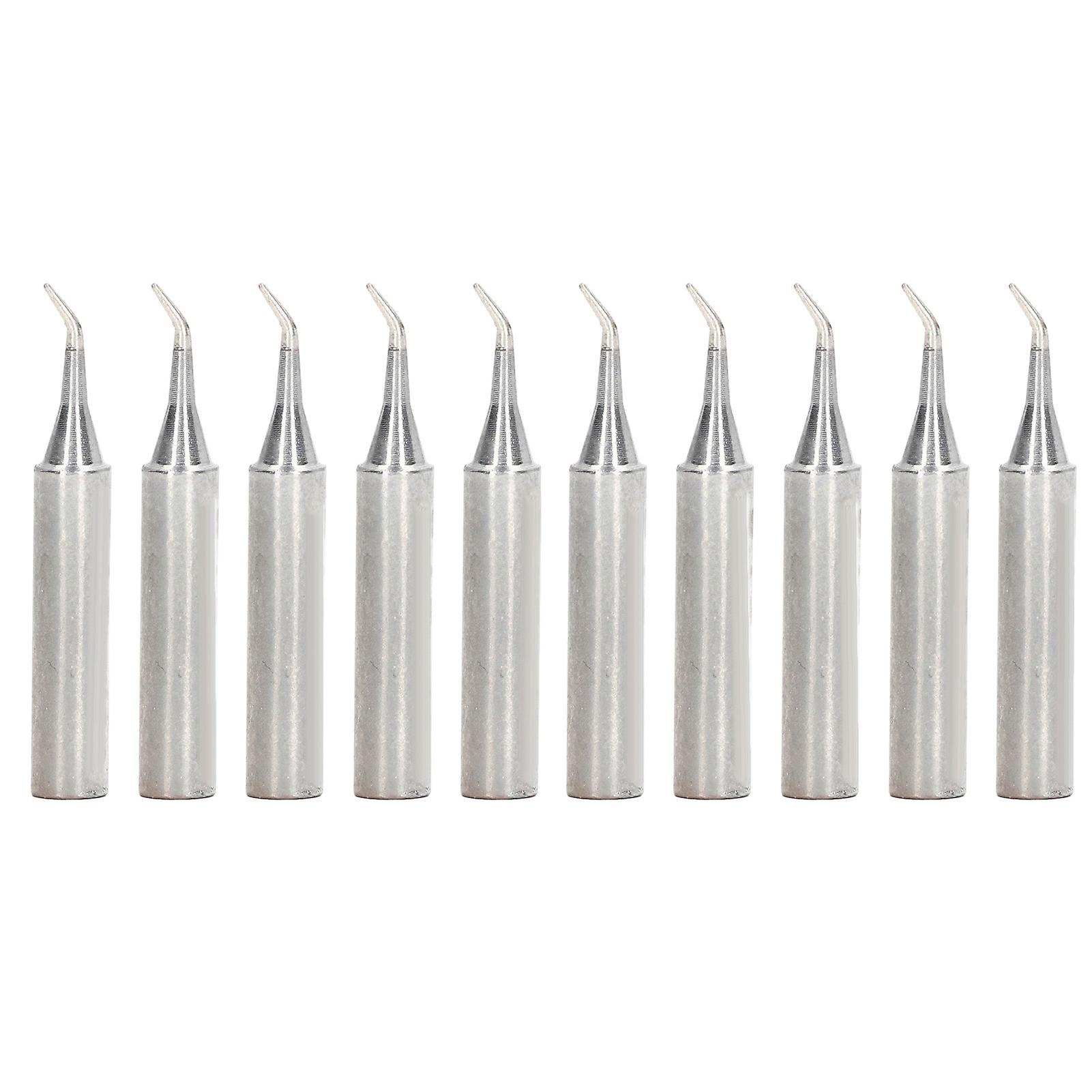 Lot de 10 pointes de fer à souder de rechange, universelles, à chauffage interne, type IS (tête coudée)