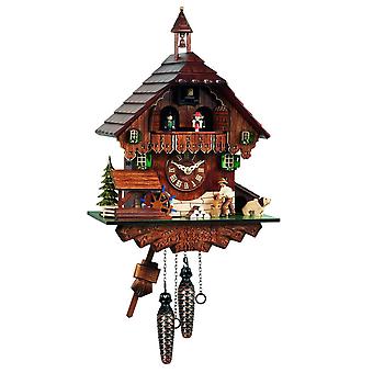 Engstler - 448 MT - Cuckoo Clock - 1-Day Chain Hoist - Walnut