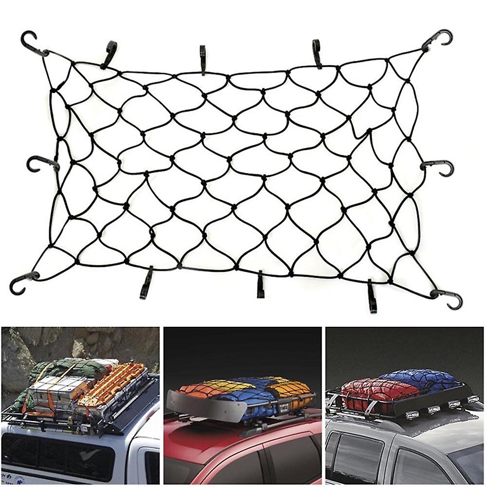 Car Roof Storage Net, Elastic Mesh Luggage Net, Car Roof Rack Protector