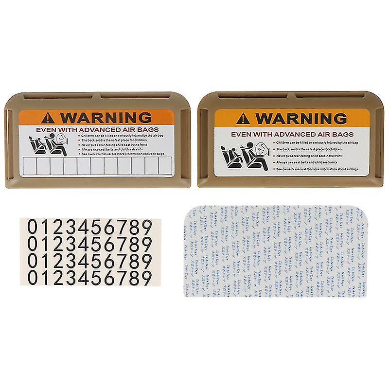 2pcs Auto Sun Visor Cards Holder