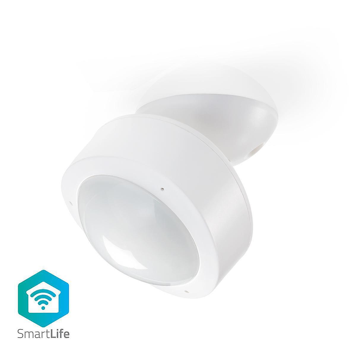 SmartLife Intelligenter Bewegungssensor | Wi-Fi | Batteriebetrieben / Netzteil | Detektorwinkel: 120° | Detekt