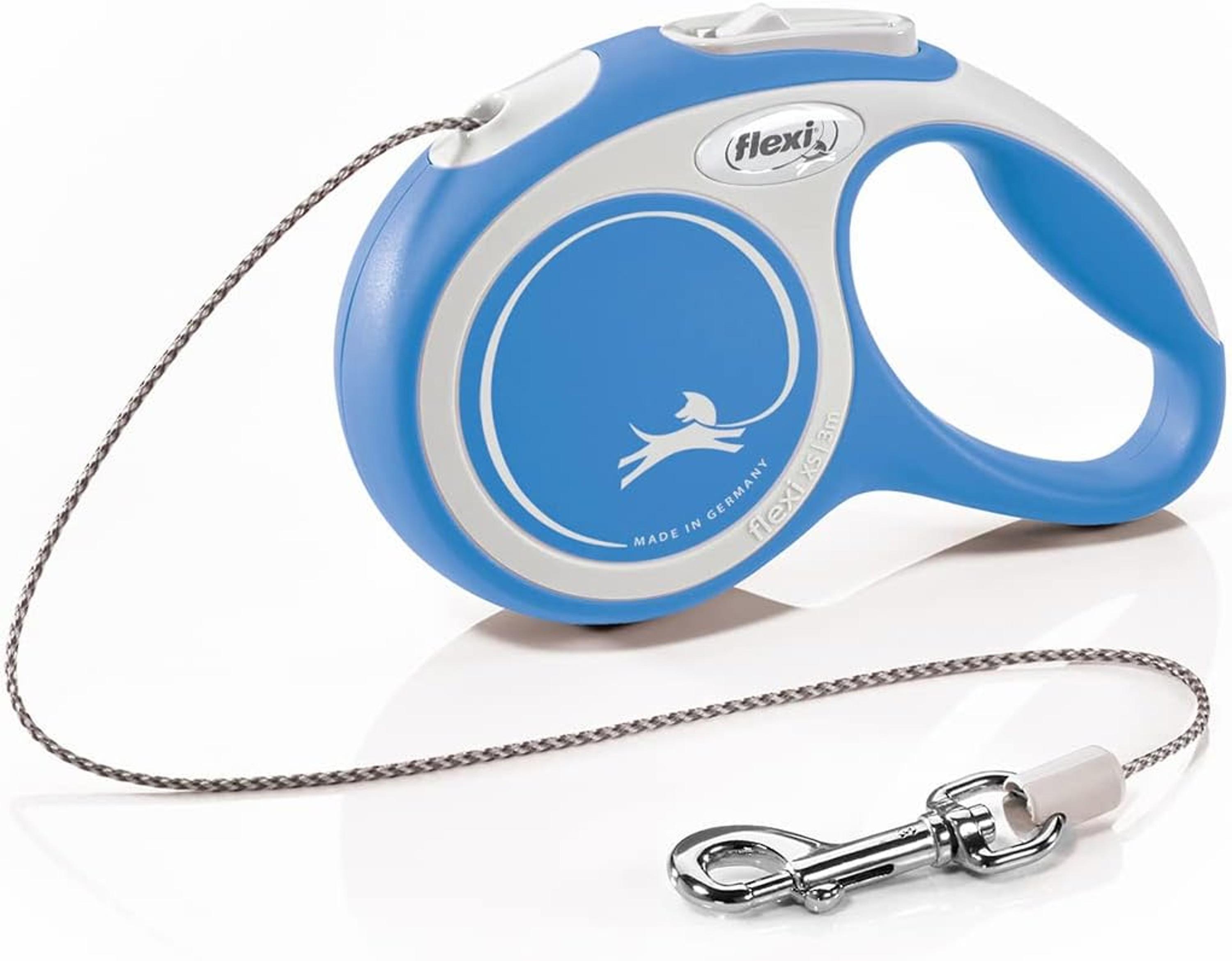 Flexi New Comfort XS Tape 3m Blue Dog Leash