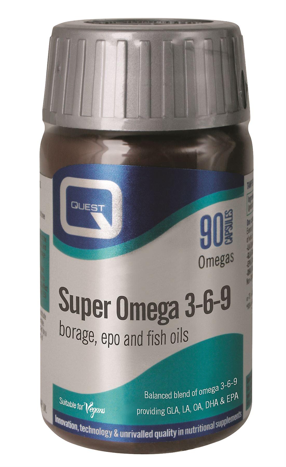 Quest Super Omega 3-6-9 - 90 Capsules