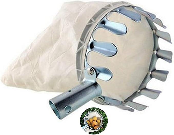 Fruit Picking Tool, Fruit Pickers Gardening Picking Tools Metal Fruit Picker with Collection Bag for Harvesting Apples, Citrus, Pears, Peaches, Garde