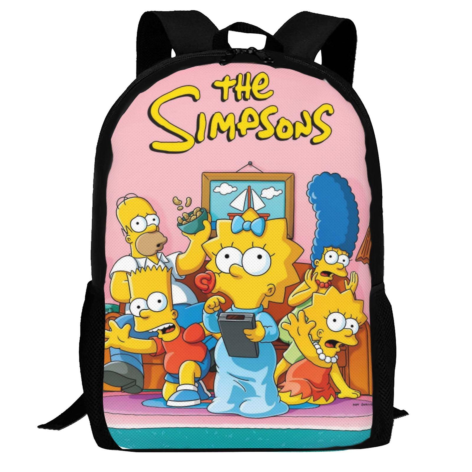 The Simpsons Backpack,Laptop Backpack Lightweight Casual DaypackMulti-Function Travel Backpack