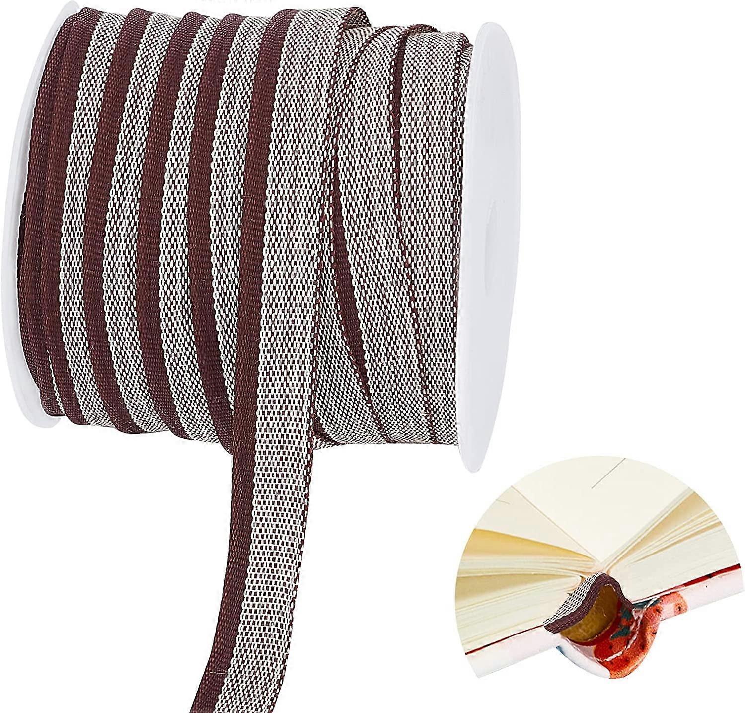 25 Yards Book Binding Headbands 1/2 Inch/14mm Book Endbands Flat Book Binding Ribbon Bookmaking Headbands