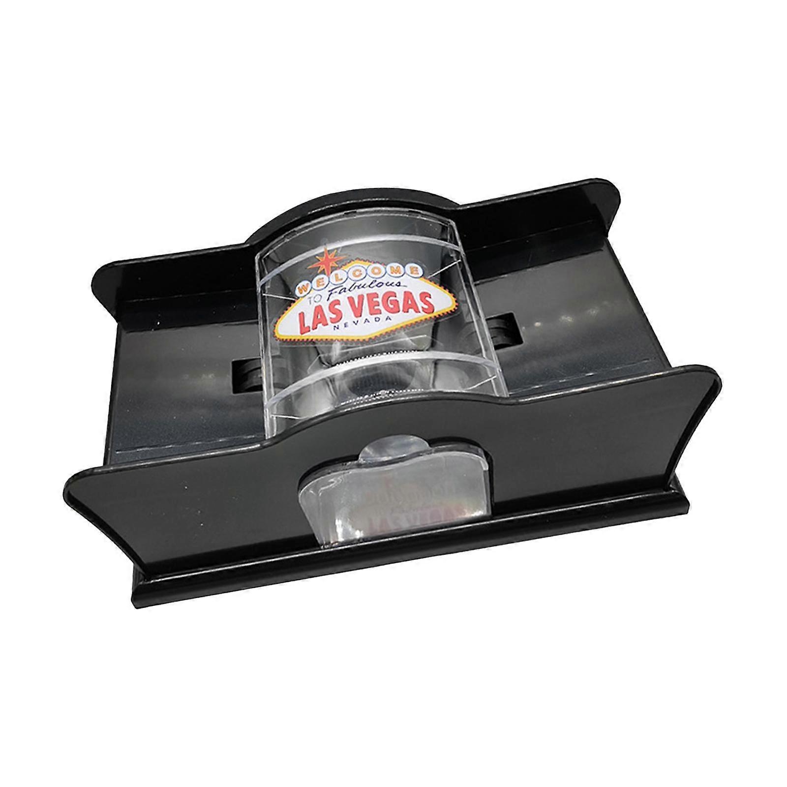 Card Shuffler Manual Party Supplies Quiet Sturdy Practical Board Game Equipm red