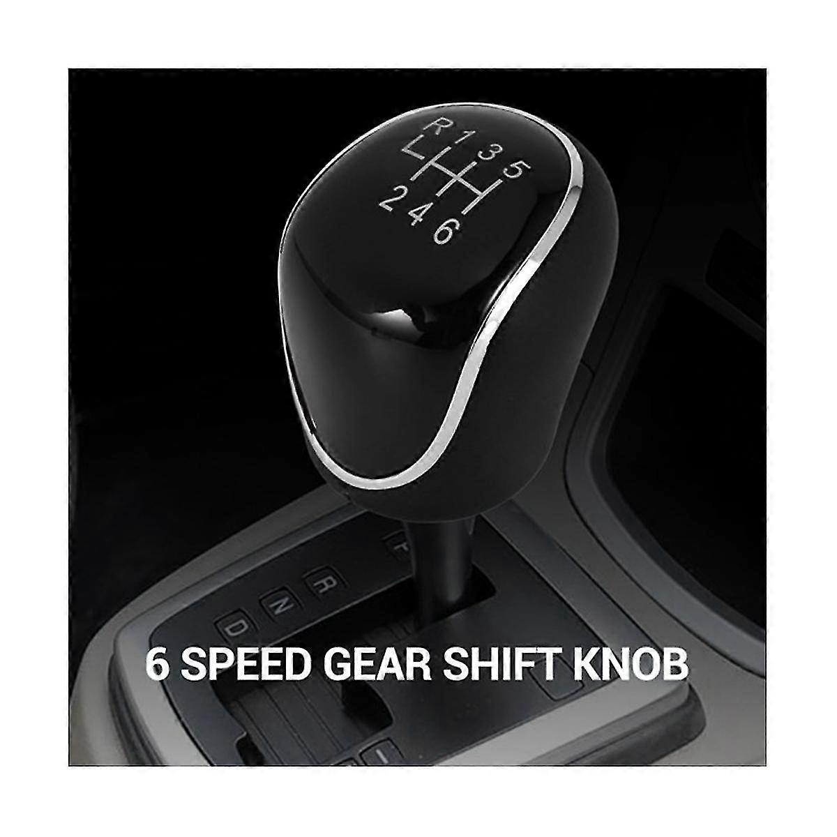 2Pcs 6 Speed αυτοκίνητο PU δερμάτινο μοχλό αλλαγής ταχυτήτων για Mondeo IV C-MAX Transit Focus MK3 MK4 K