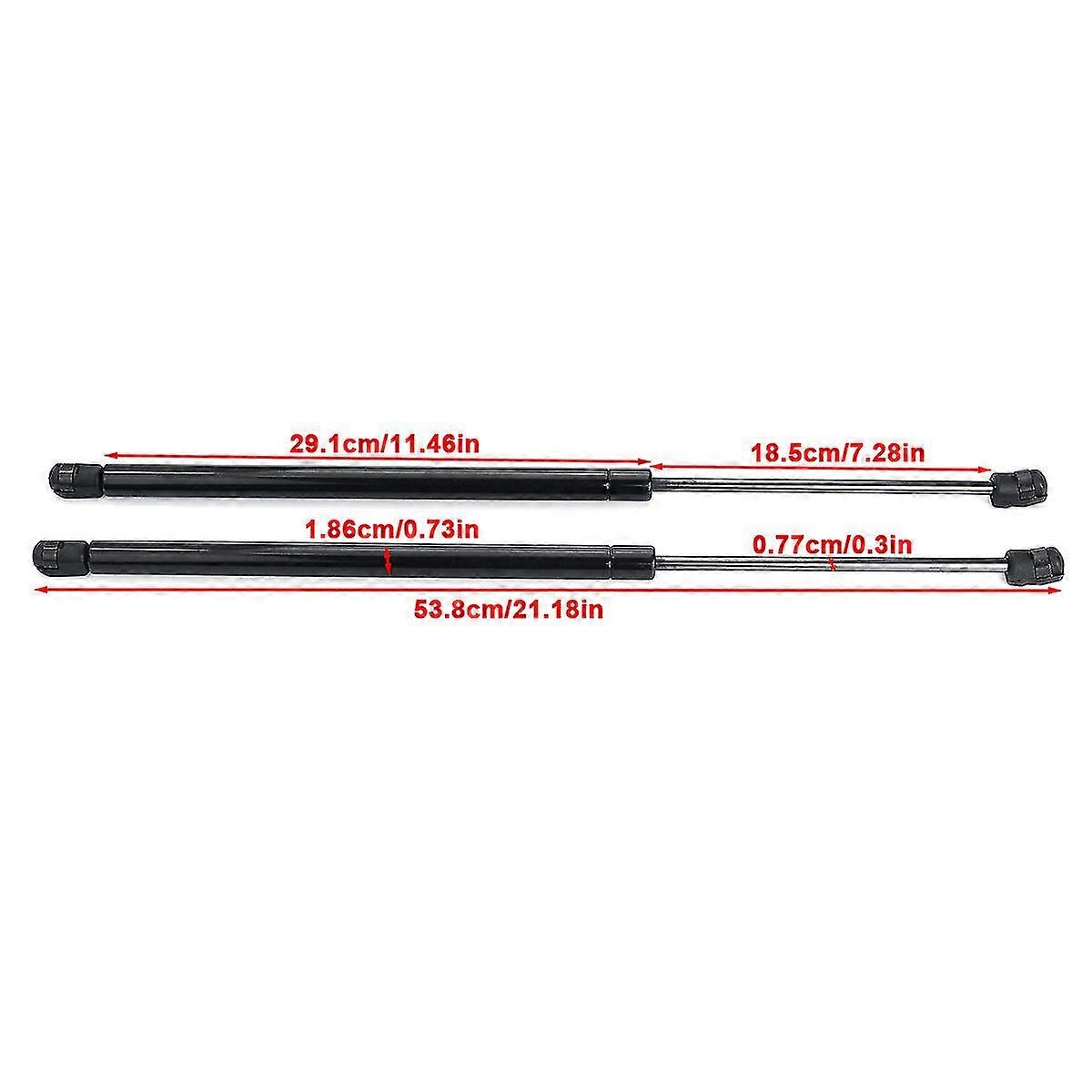 Pair Of Rear Trunk Lift Supports – Fits Hyundai Tucson 2010-2015 – Steel, 19.09” Extended