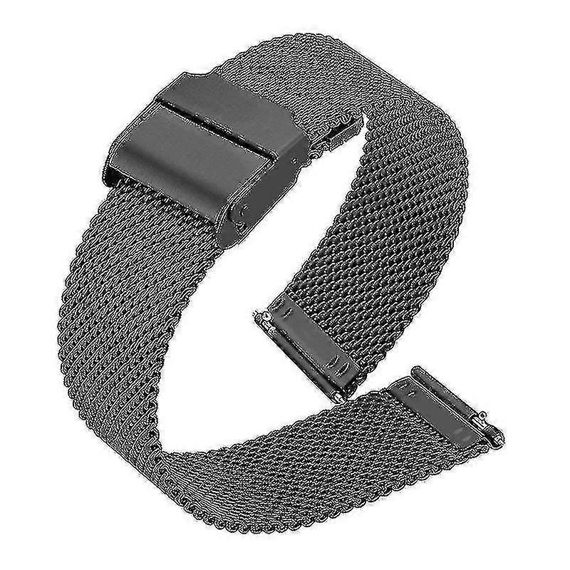121314151617182022mm Milanese Loop Quick Release rustfritt stål stropp Menn Kvinner Mesh Metal Erstatt