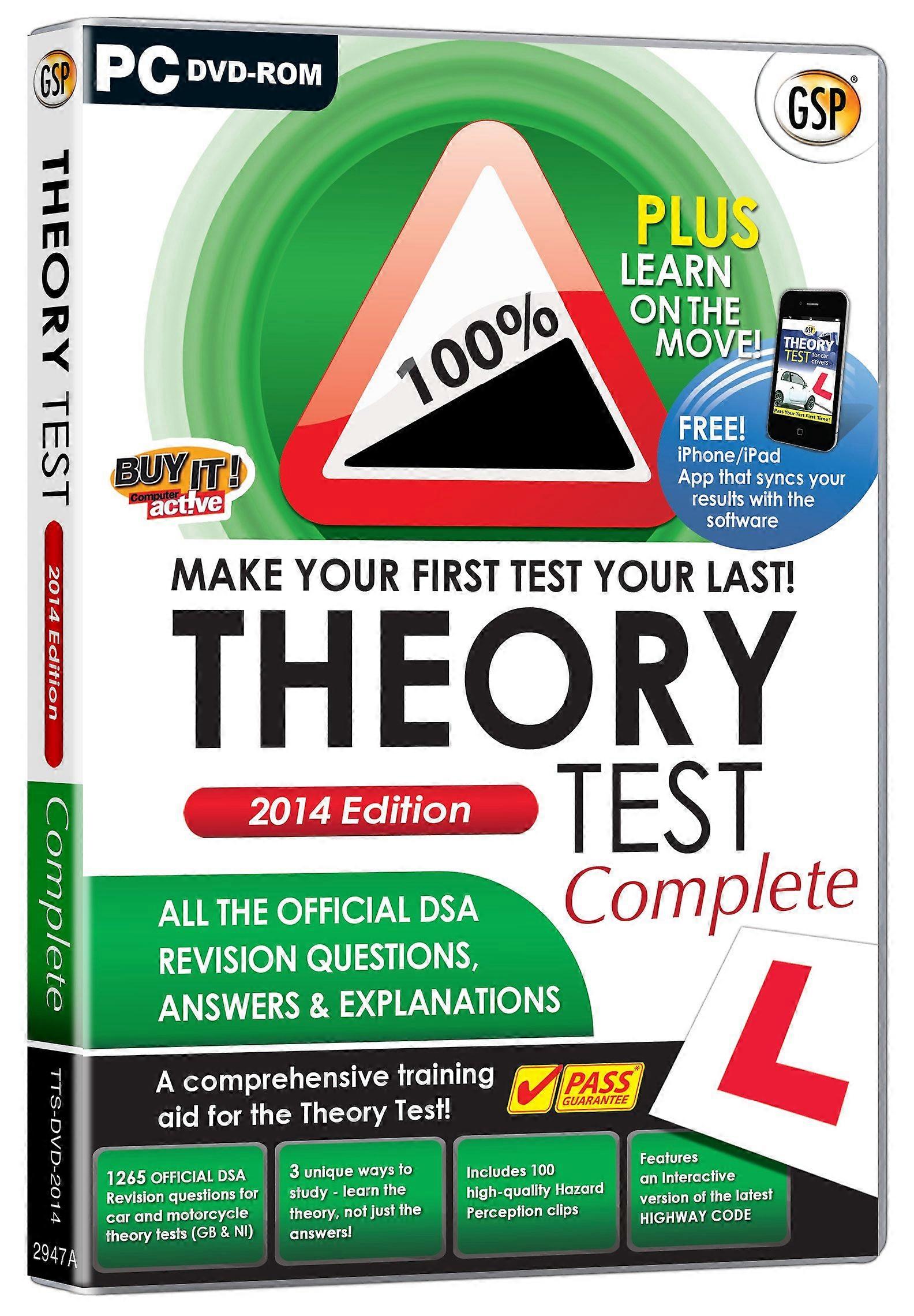 Theory Test Complete 2014 (PC) - New & Sealed