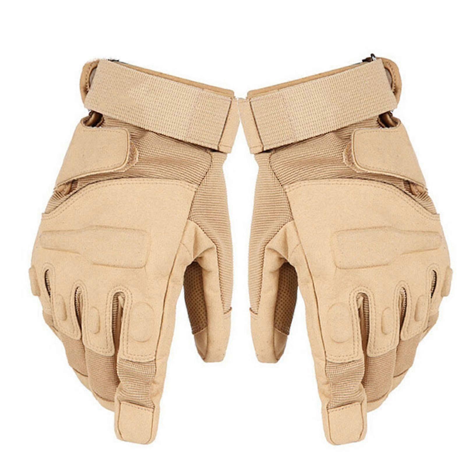 قفازات تسلق كاكي قفازات رياضة شتوية رجالي في الهواء الطلق قفازات إصبع كامل ارتداء مقاومة