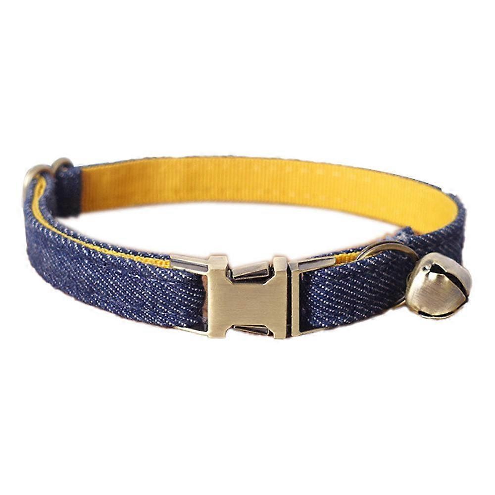 QQDD Elegant little tail Dog Collar with Bow, Cotton & Webbing, Bowtie Dog Collar