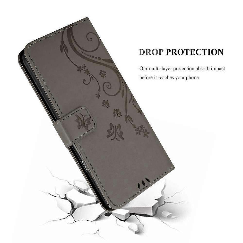 Samsung Galaxy A10e / A20e Protective Case - with Floral Pattern and Card Slot