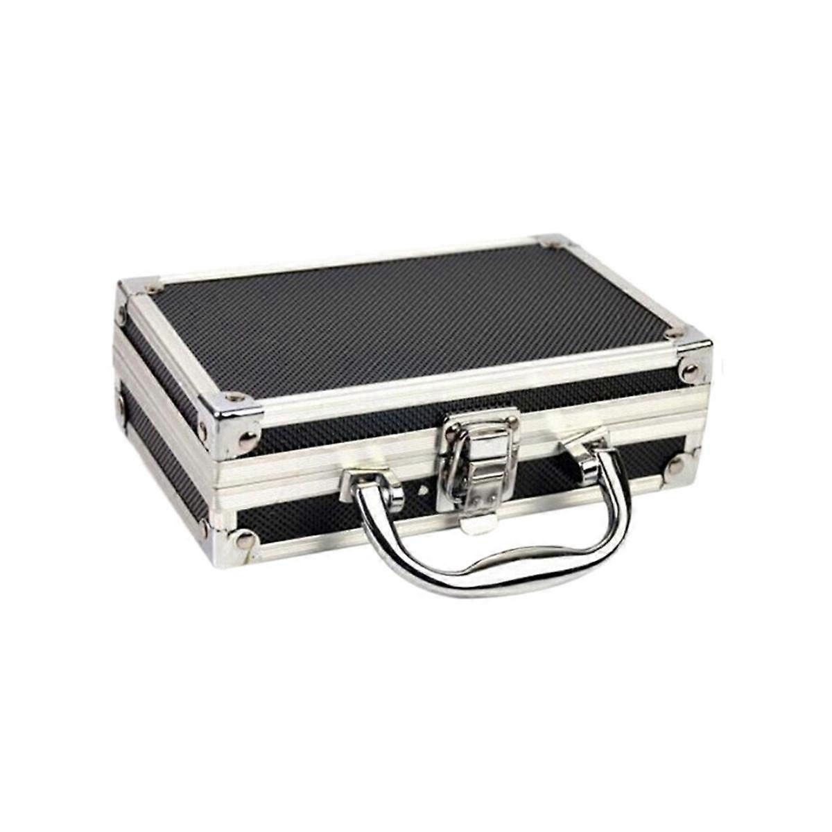 Aluminum Alloy Toolbox Accessories Storage Box Practical Aluminum Suitcase Portable Handle Small Toolbox Storage Box