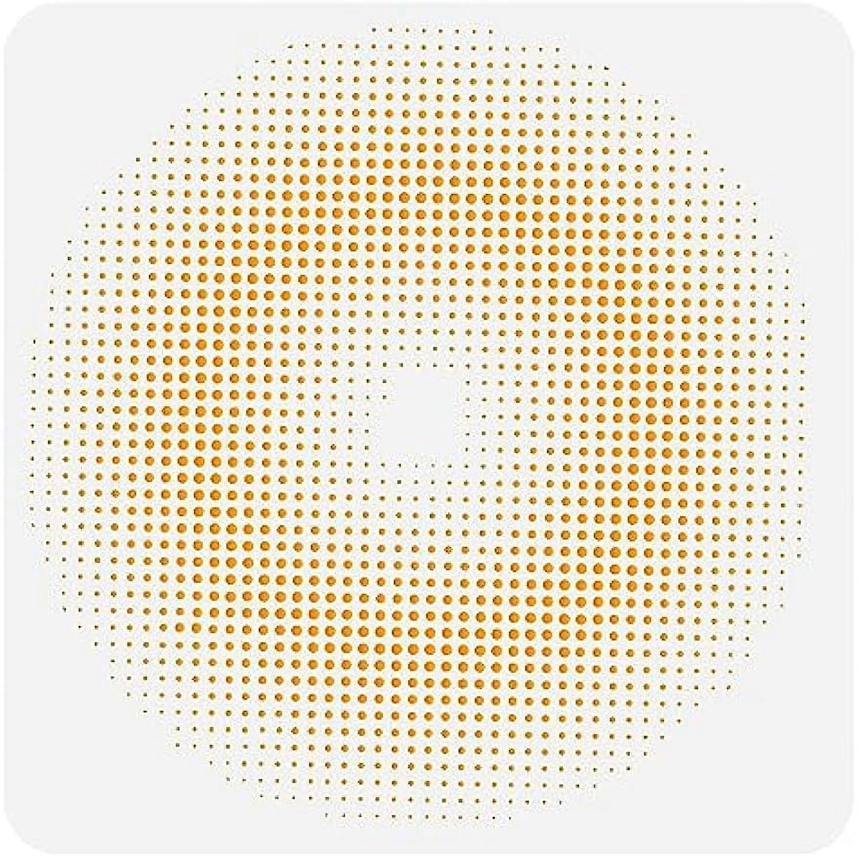 Halftone Swirl Painting Stencil 11.8x11.8inch Reusable Halftone Circles Pattern Drawing Template DIY Dots Mixed Media Pattern Stencil for Painting on