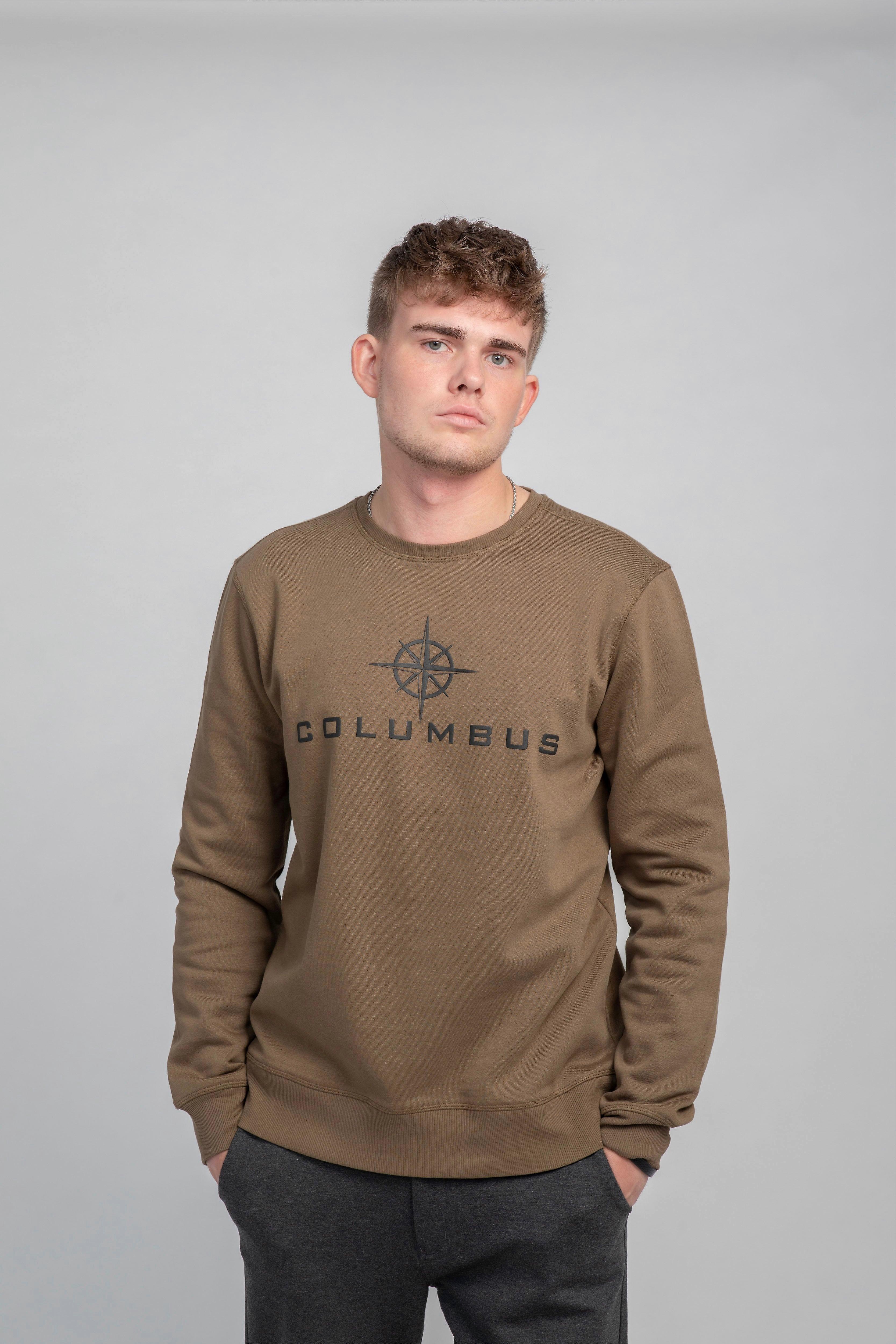 Mens Printed Crew Neck Sweatshirt