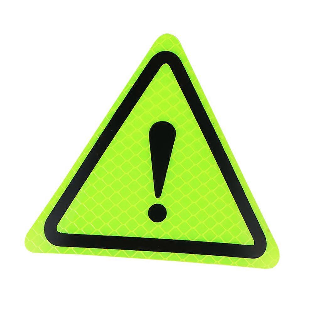 Universal Reflective Stickers Car Bodywork Decorative Paster Diamond Grade Motorcycle Triangle Warning Label DIY Reflective Warning Sticker