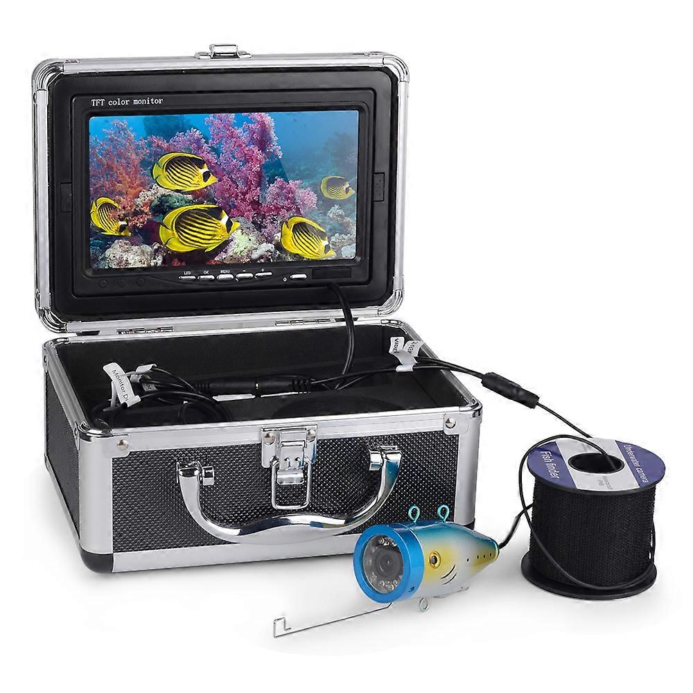 Underwater Fishing Camera Fishing Camera with 7'' Color LCD Monitor IP68 Waterproof Underwater Viewing System for Lake and Sea Fishing