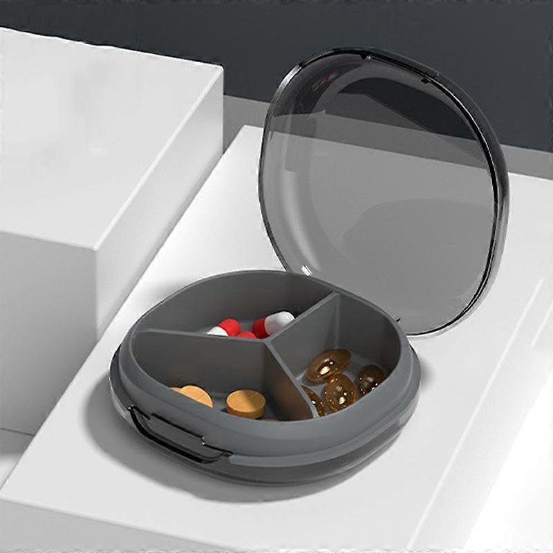 Portable Grid Pill Case Large-Capacity Waterproof Sealed Pill Container Multipurpose Jewelry Storage