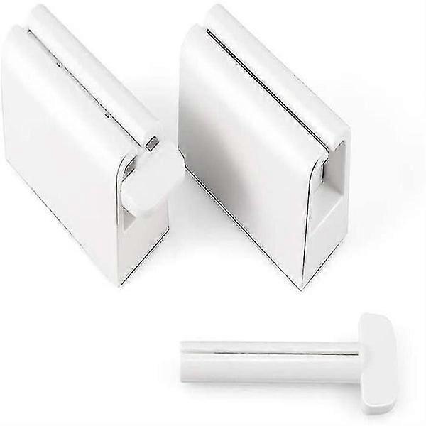 2-Piece Toothpaste Squeezer Set for Bathroom - Rolling Tube Seat Stuffing Box