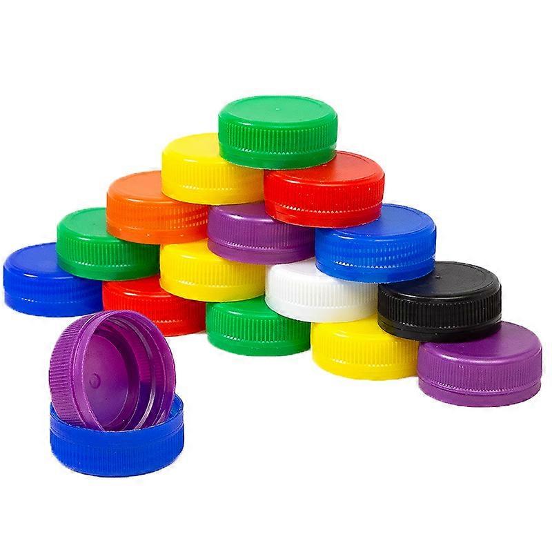 100PCS Colorful Screw Caps: Ideal for DIY and Kids' Creative Projects