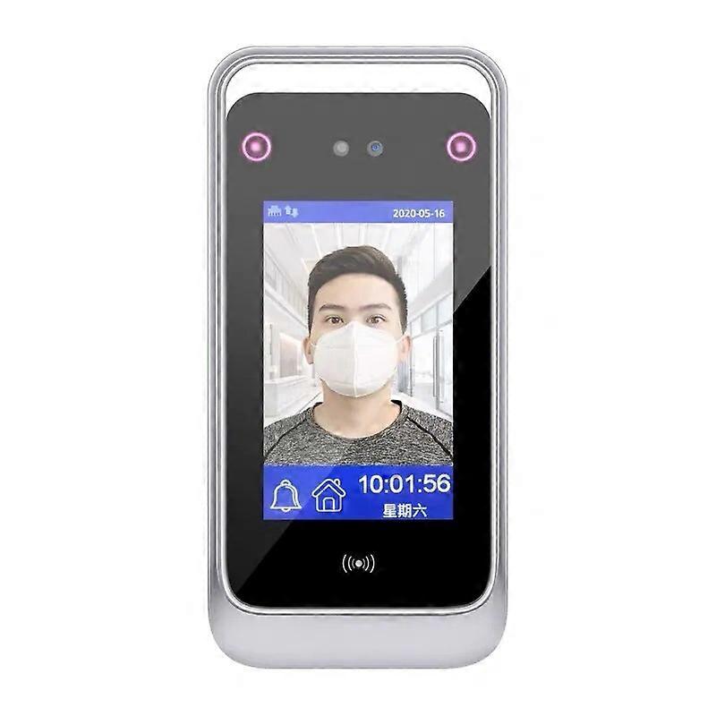 1.0MP HD Camera 2000 User 4.3 Inch Touch Screen TCP/IP Dynamic Face Recognition Access Control Time Attendance Time Clock