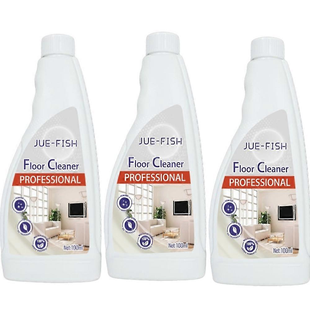 3x Solution de nettoyage éclaircissante pour sols,Liquide de nettoyage Qingxiang,Solution de nettoyage détartrant pour sols en bois 100 ml