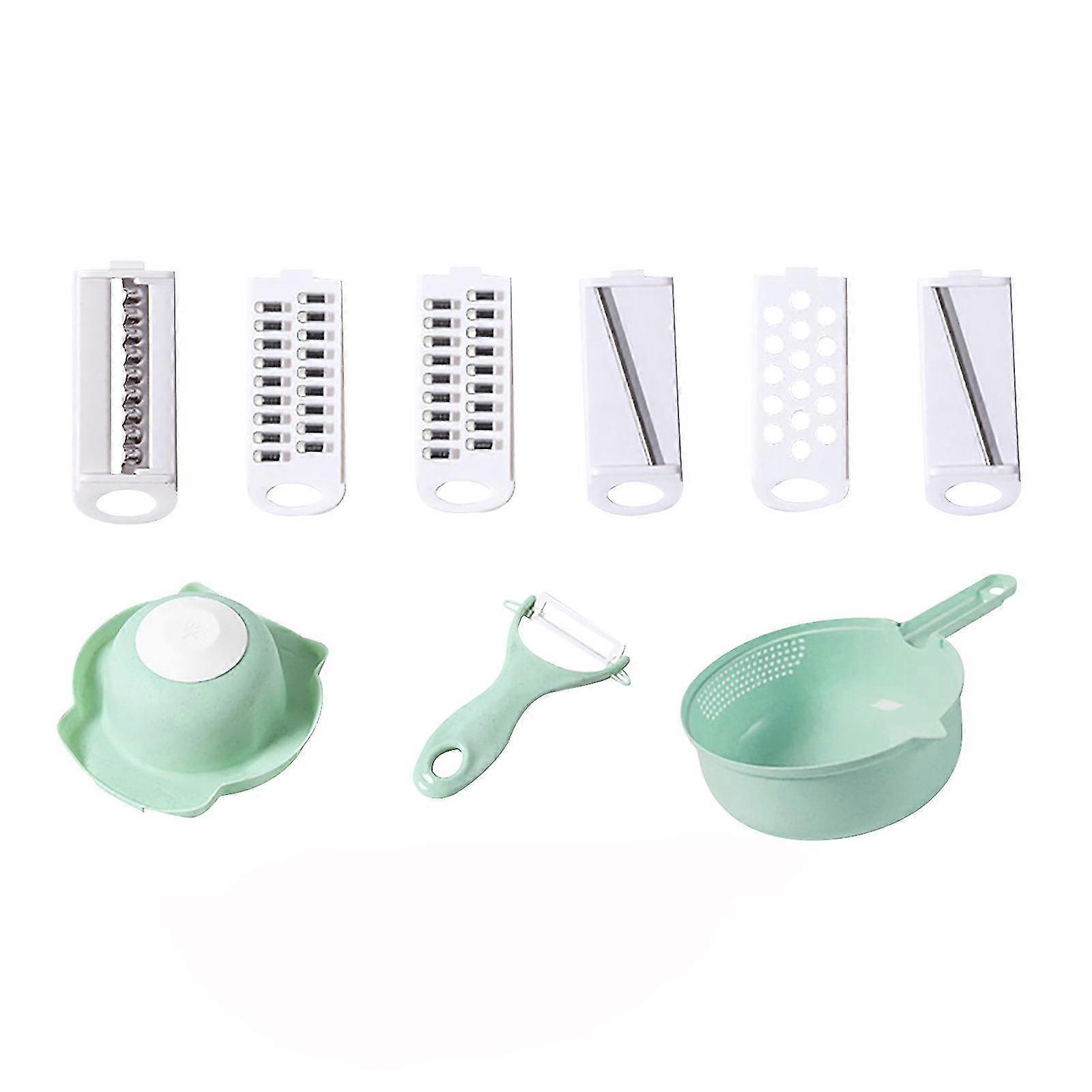 Vegetable Slicers Cutter - Cheese Grater Multi-function Vegetable 12 Piece Set