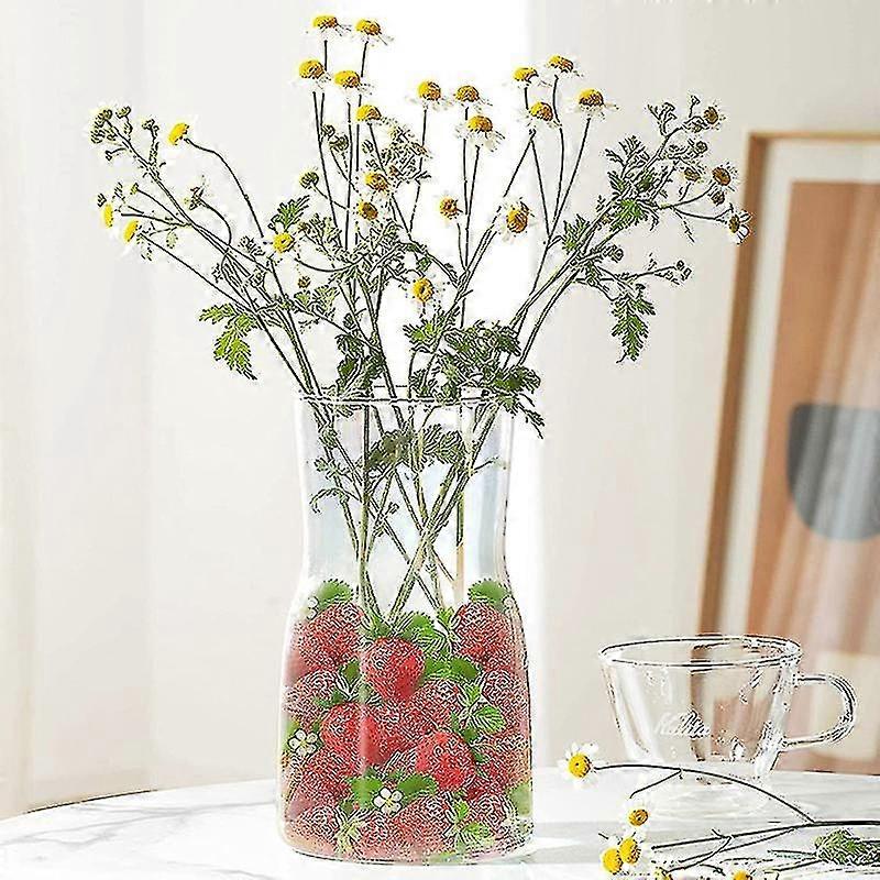 40 Pieces Artificial Strawberry Lifelike Fruit Plastic Red