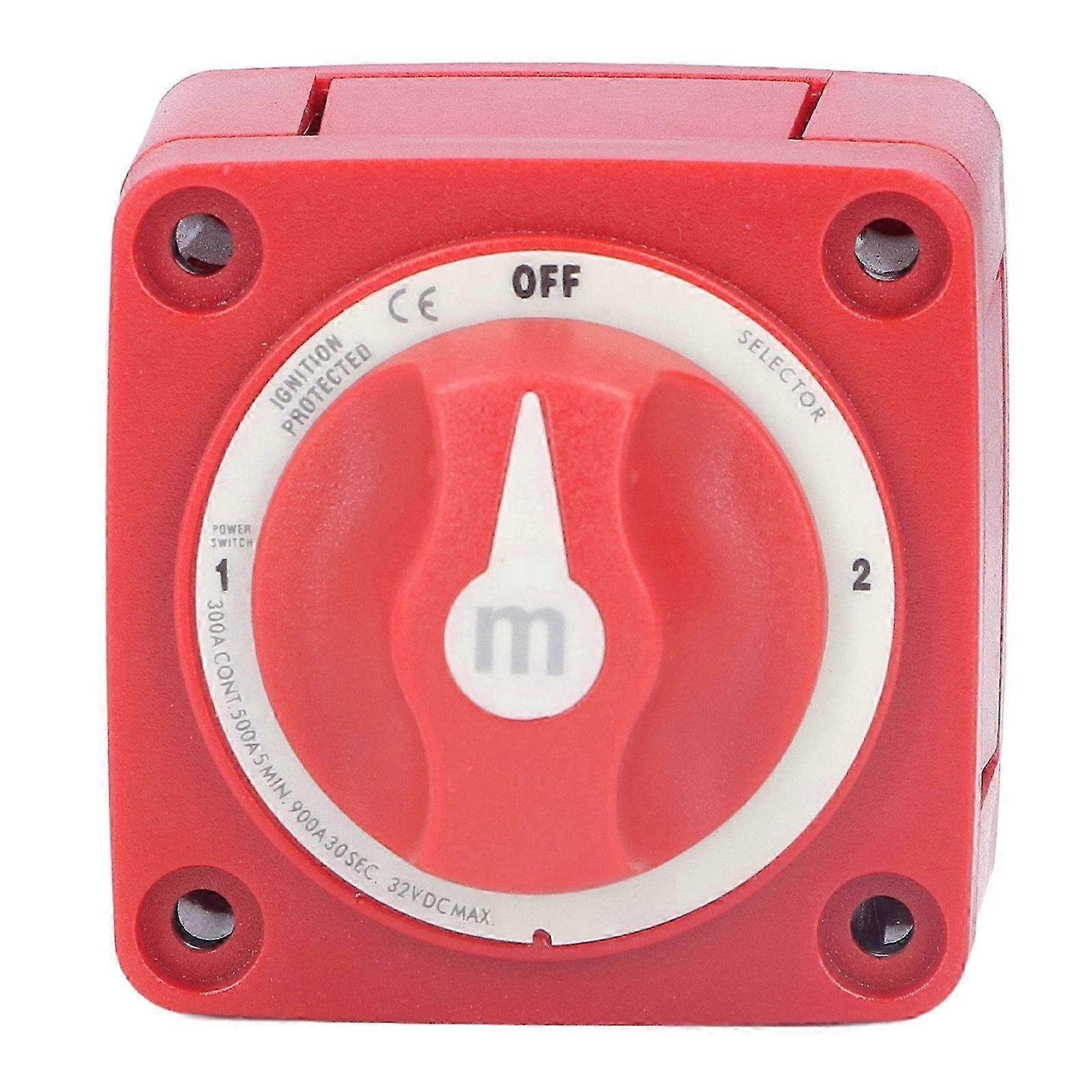 300A Batterieschalter 3 Positionen Dual Circuit Power Disconnect Cut Off Isolator für Marine Boot Auto LKW Anhänger RV